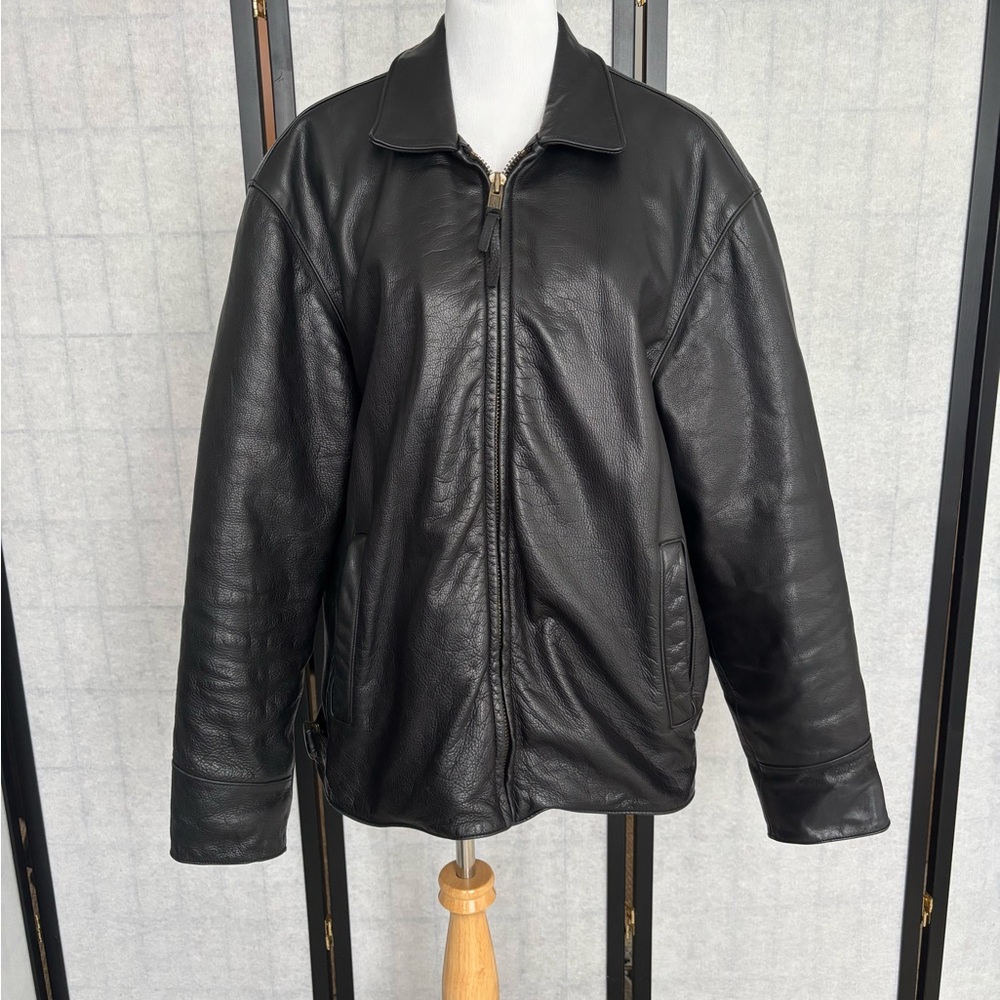 ✨ Vintage Marc New York Black Leather Jacket - Timeless Classic! ✨
